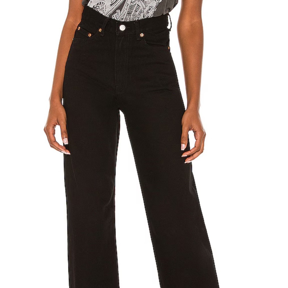 Dr Denim Echo Straight Jean Black